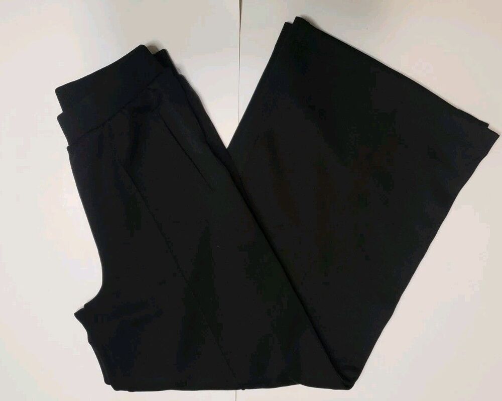 Sweaty Betty Retro Tricot Wide Leg Pants Black Women's Size 6 Streetwear Sweats - Picture 3 of 12